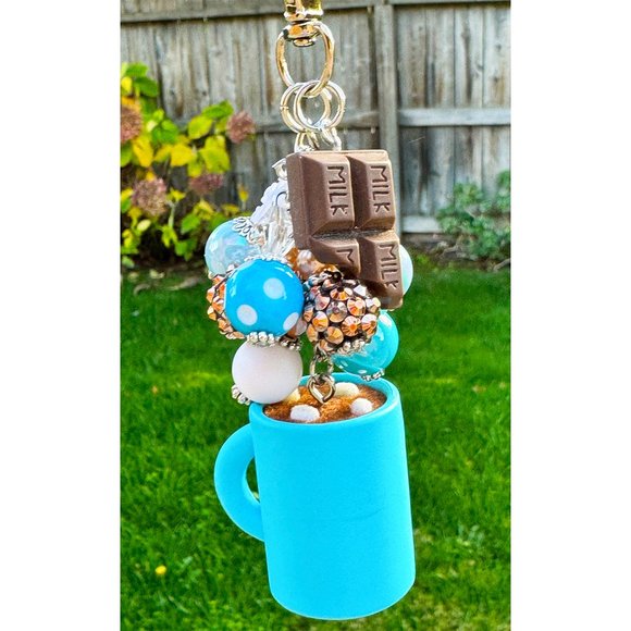 Heidi Kenney x Kid Robot Hot Chocolate Keychain Purse Bag Charm - Picture 7 of 8